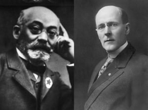 Ludovico Lazzaro Zamenhof iniziatore dell'Esperanto e Paul Harris ideatore del Rotary