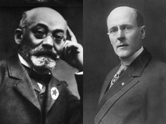 Ludovico Lazzaro Zamenhof iniziatore dell'Esperanto e Paul Harris ideatore del Rotary