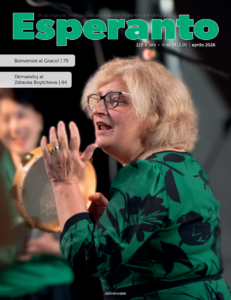 Esperanto: Copertina di aprile 2026
